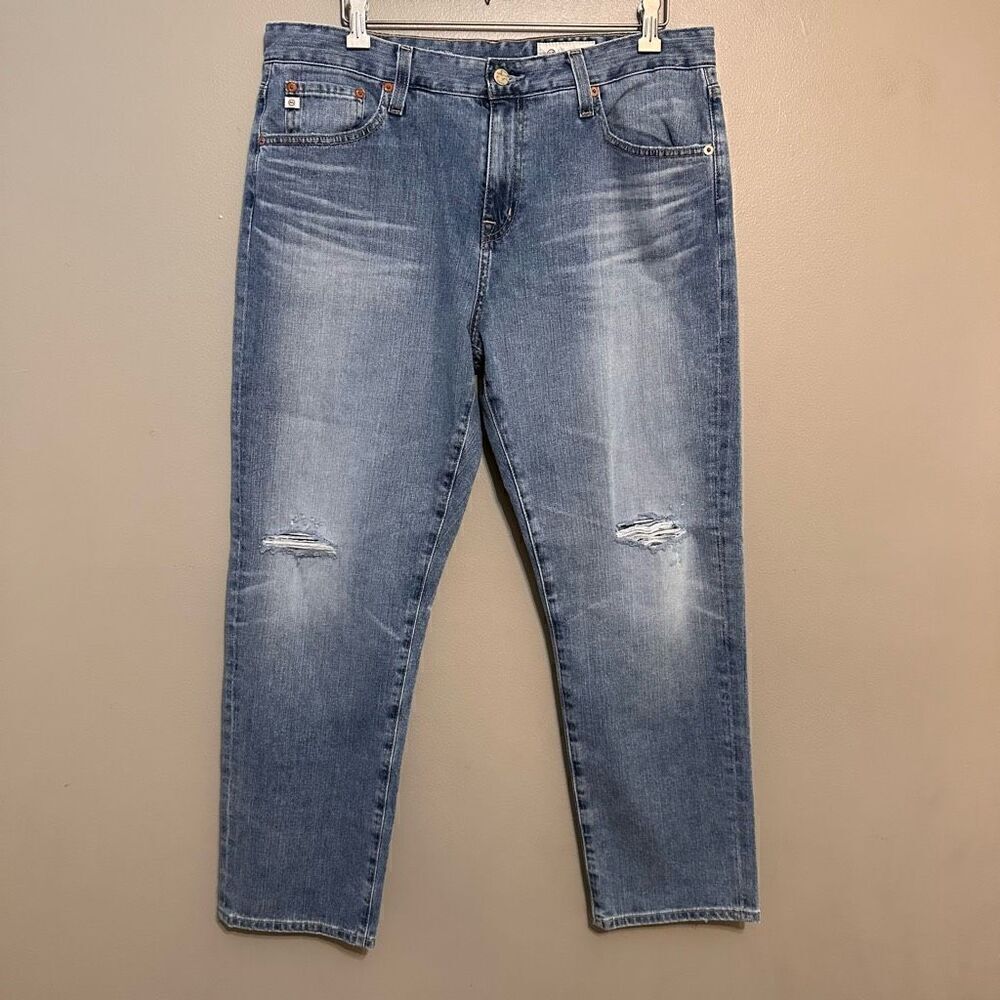 AG The Ex-Boyfriend Slouchy Distressed Jeans Size 32